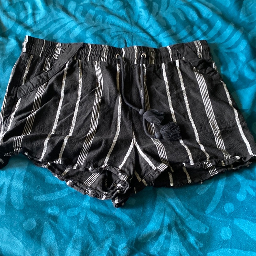 Rewind Black Summer Shorts